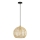 Lestenec na vrvici PELO 1xE27/40W/230V pr. 30 cm ratan