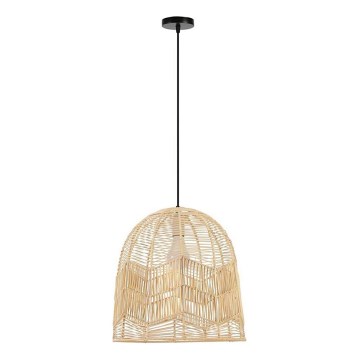 Lestenec na vrvici PELO 1xE27/40W/230V pr. 40 cm ratan