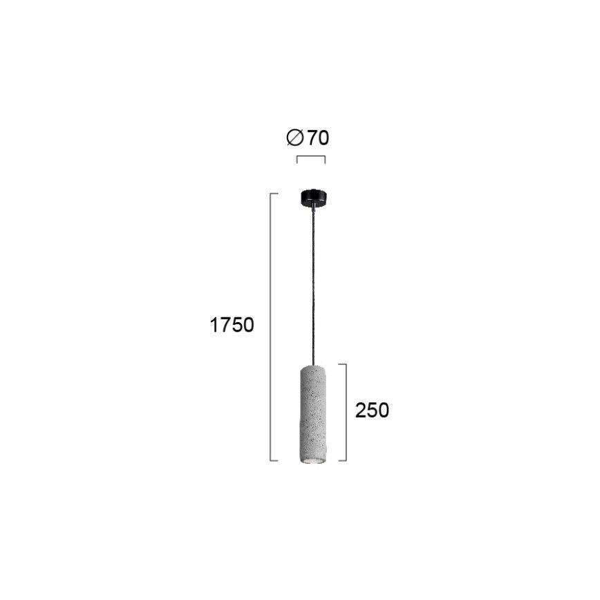 Lestenec na vrvici PHENIX 1xGU10/25W/230V