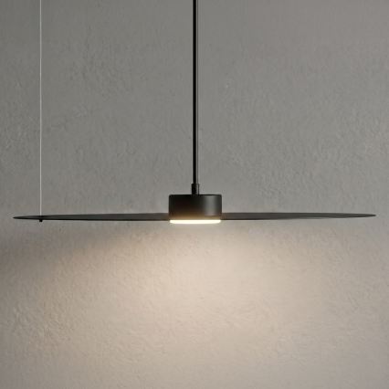 Lestenec na vrvici PIATTO 1xGX53/15W/230V, premer 55 cm, črn