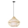 Lestenec na vrvici PINCHOS 1xE27/40W/230V pr. 40 cm bambus