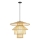 Lestenec na vrvici PINCHOS 1xE27/40W/230V pr. 50 cm bambus