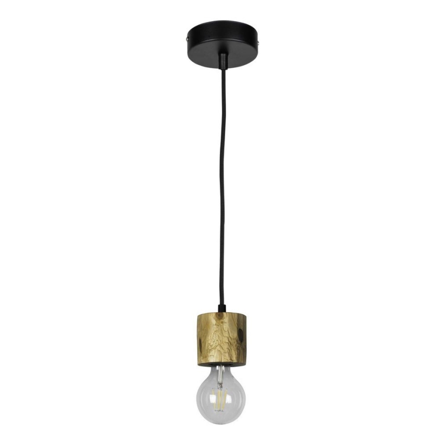 Lestenec na vrvici PINO 1xE27/60W/230V bor