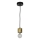 Lestenec na vrvici PINO 1xE27/60W/230V bor