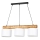 Lestenec na vrvici PINO MIX 3xE27/40W/230V bor
