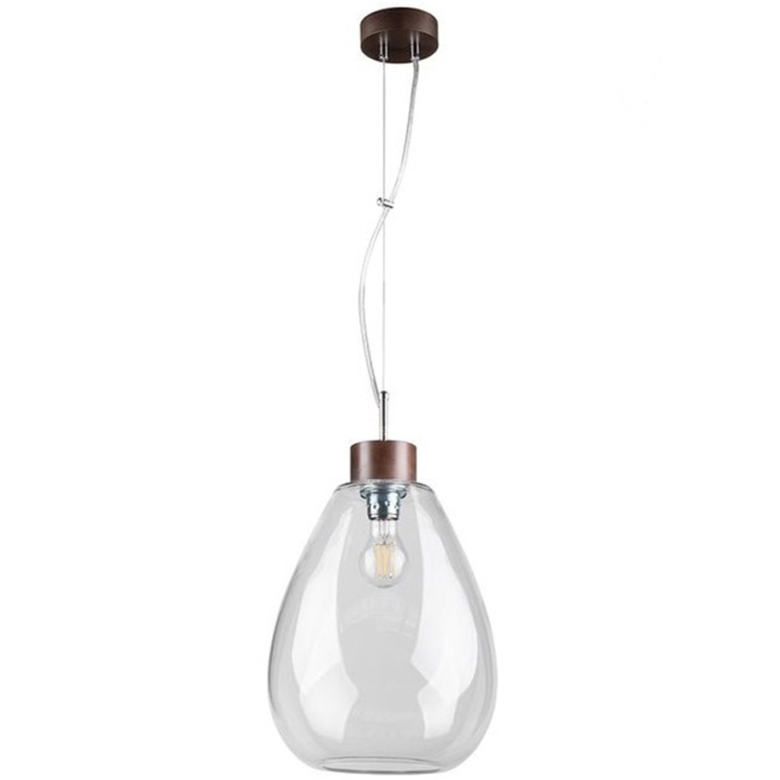 Lestenec na vrvici PIRO 1xE27/60W/230V bukev