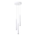 Lestenec na vrvici PRYSM 3xG9/8W/230V bela