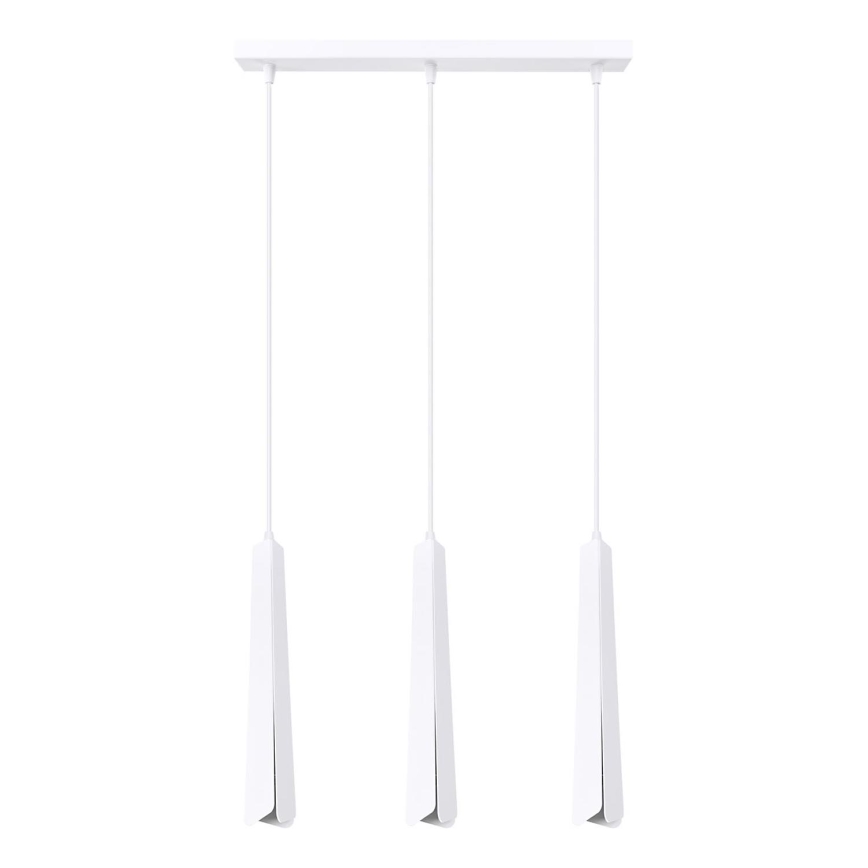 Lestenec na vrvici PRYSM 3xG9/8W/230V bela