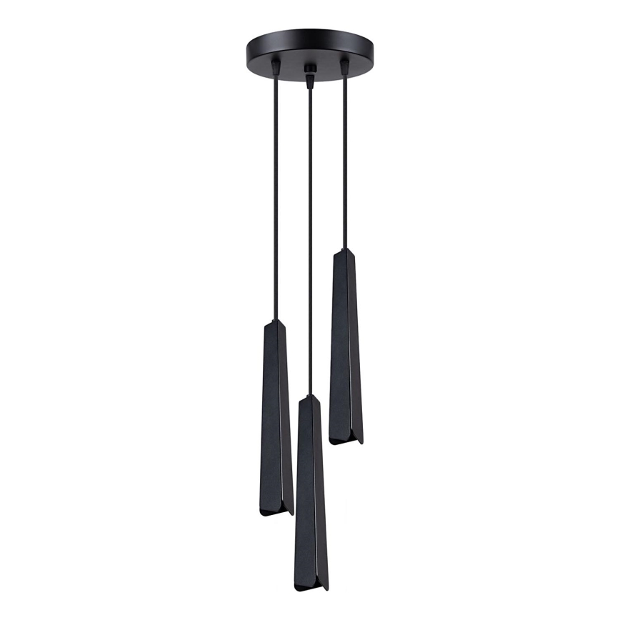 Lestenec na vrvici PRYSM 3xG9/8W/230V črna