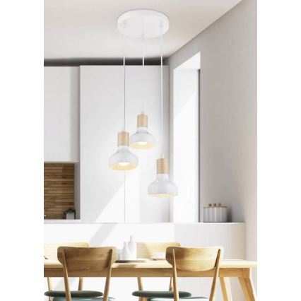 Lestenec na vrvici PUERTO 3xE14/40W/230V