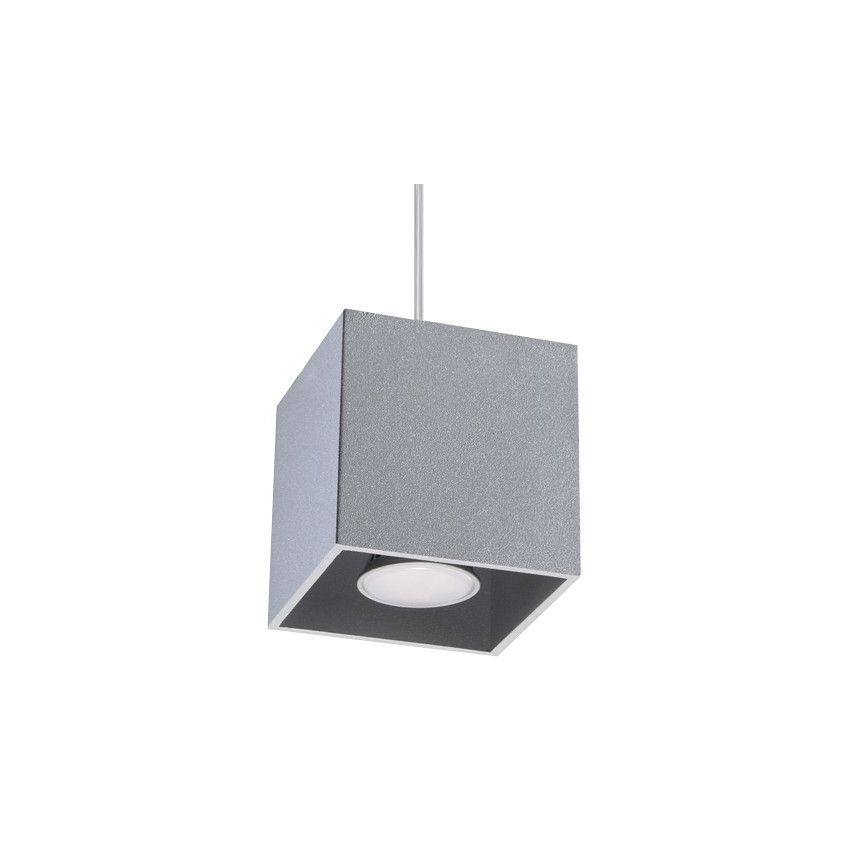 Lestenec na vrvici QUAD 1 1xGU10/40W/230V siv