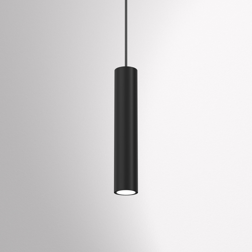 Lestenec na vrvici RAITO 1xGU10/8W/230V črna