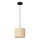 Lestenec na vrvici RATTAN 1xE27/60W/230V pr. 18 cm ratan