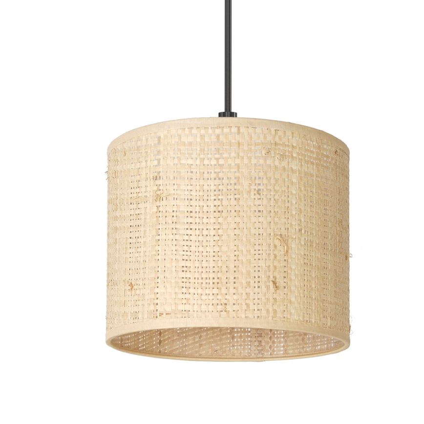 Lestenec na vrvici RATTAN 1xE27/60W/230V pr. 18 cm ratan