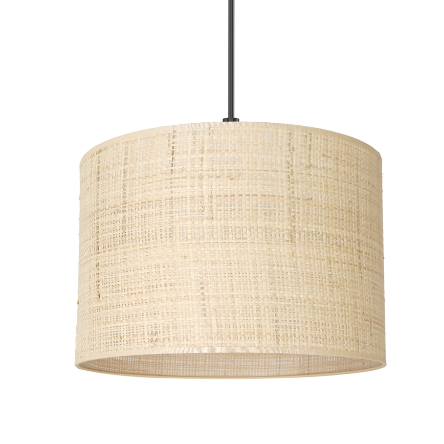 Lestenec na vrvici RATTAN 1xE27/60W/230V pr. 25 cm ratan