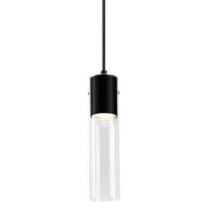 Lestenec na vrvici RICKY 1xGU10/10W/230V črna