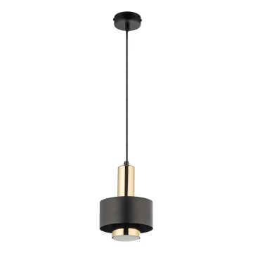 Lestenec na vrvici RIF LUX 1xGX53/12W/230V pr. 15 cm črna/zlata