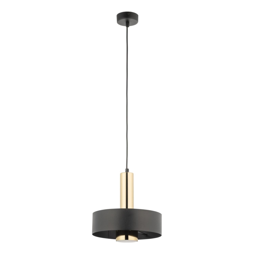Lestenec na vrvici RIF LUX 1xGX53/12W/230V pr. 25 cm črna/zlata