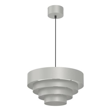 Lestenec na vrvici RINGS 1xE27/15W/230V sijajni krom