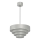 Lestenec na vrvici RINGS 1xE27/15W/230V sijajni krom