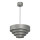 Lestenec na vrvici RINGS 1xE27/15W/230V siva