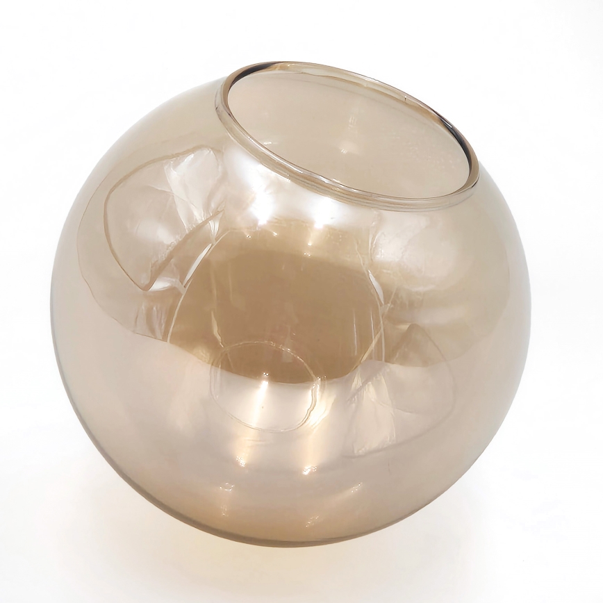 Lestenec na vrvici ROLLO 1xE14/5W/230V zlata/dimna bež