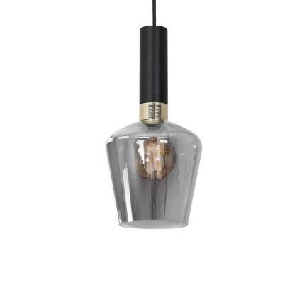 Lestenec na vrvici ROMA BLACK 1xE27/60W/230V