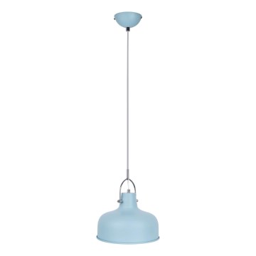 Lestenec na vrvici ROMI 1xE27/40W/230V modra