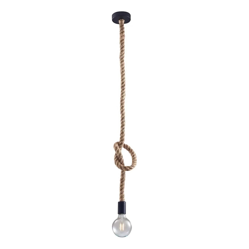 Lestenec na vrvici ROPE 1xE27/12W/230V