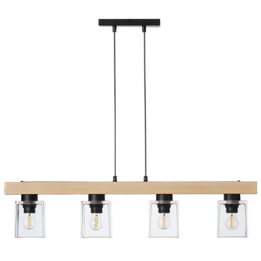 Lestenec na vrvici RUSTIC RADIANCE 4xE27/60W/230V