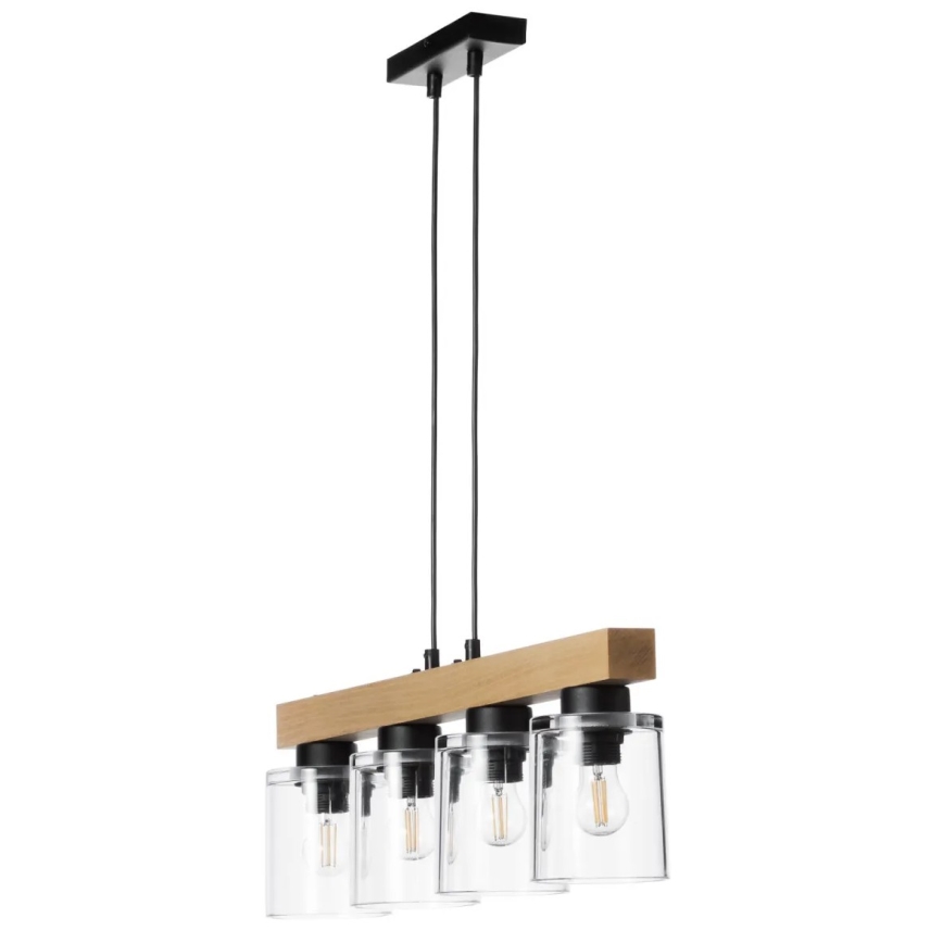 Lestenec na vrvici RUSTIC RADIANCE 4xE27/60W/230V