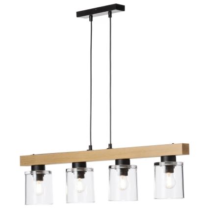 Lestenec na vrvici RUSTIC RADIANCE 4xE27/60W/230V
