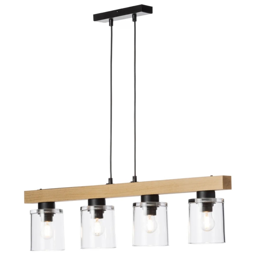 Lestenec na vrvici RUSTIC RADIANCE 4xE27/60W/230V