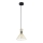 Lestenec na vrvici SAHARA 1xE27/60W/230V premer 23 cm