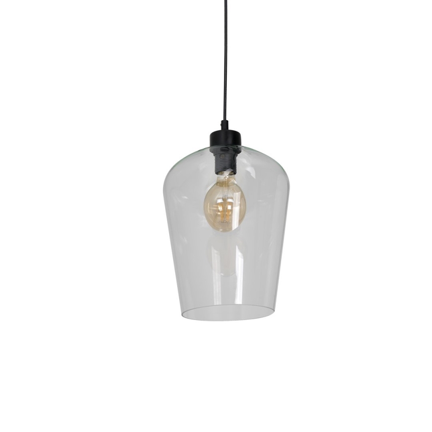 Lestenec na vrvici SANTIAGO 1xE27/60W/230V prozoren