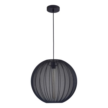 Lestenec na vrvici SENSAI 1xE27/20W/230V pr. 40 cm črna