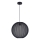 Lestenec na vrvici SENSAI 1xE27/20W/230V pr. 40 cm črna