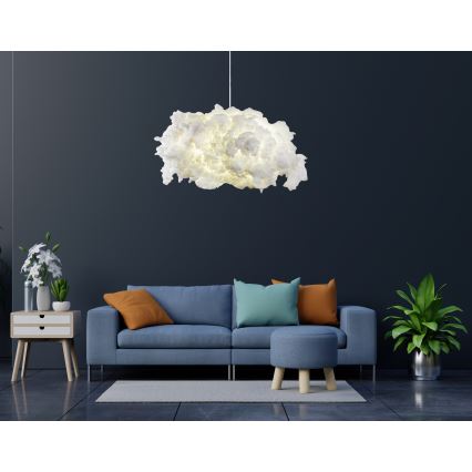 Lestenec na vrvici SERENITY 1xE27/40W/230V bela