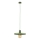 Lestenec na vrvici SILA 1xE27/15W/230V pr. 30 cm zelena