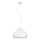 Lestenec na vrvici SILVO 1xE27/60W/230V pr. 38 cm bela
