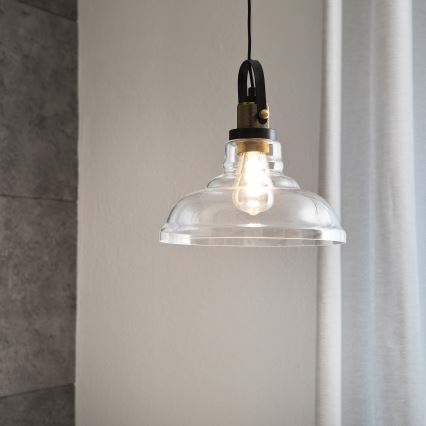 Lestenec na vrvici SINGLE 1xE27/60W/230V