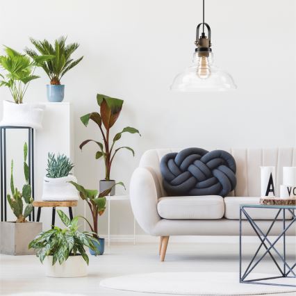 Lestenec na vrvici SINGLE 1xE27/60W/230V