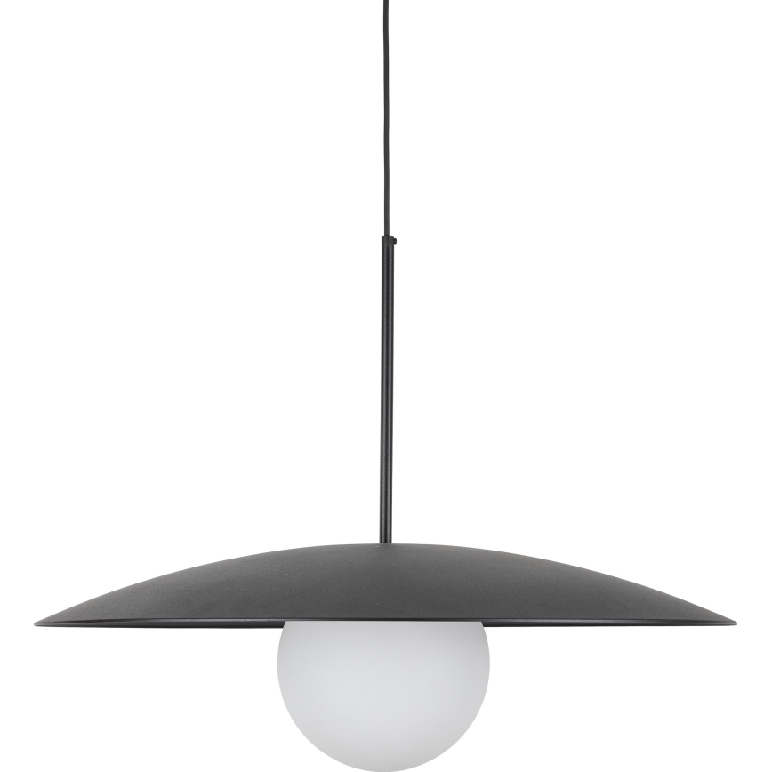 Lestenec na vrvici SLATE 1xE27/15W/230V pr. 65 cm črna