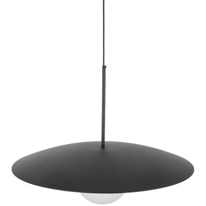 Lestenec na vrvici SLATE 1xE27/15W/230V pr. 65 cm črna