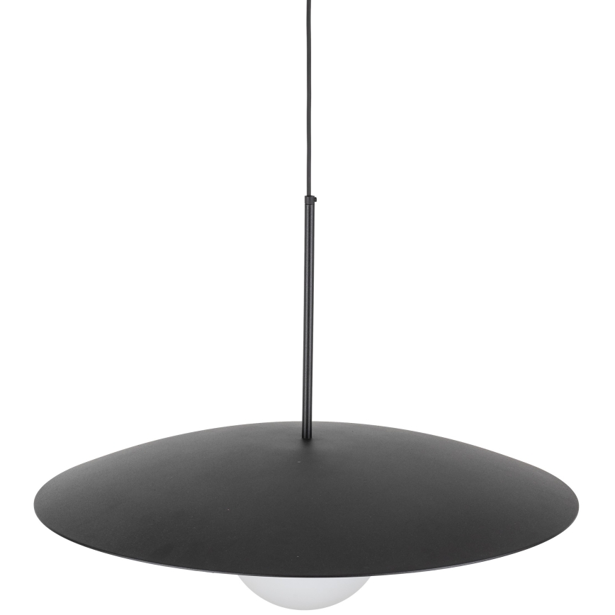 Lestenec na vrvici SLATE 1xE27/15W/230V pr. 65 cm črna