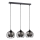 Lestenec na vrvici SOLO BLACK 3xE27/60W/230V