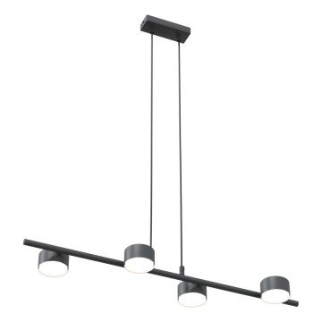 Lestenec na vrvici SORA 4xGX53/12W/230V črna