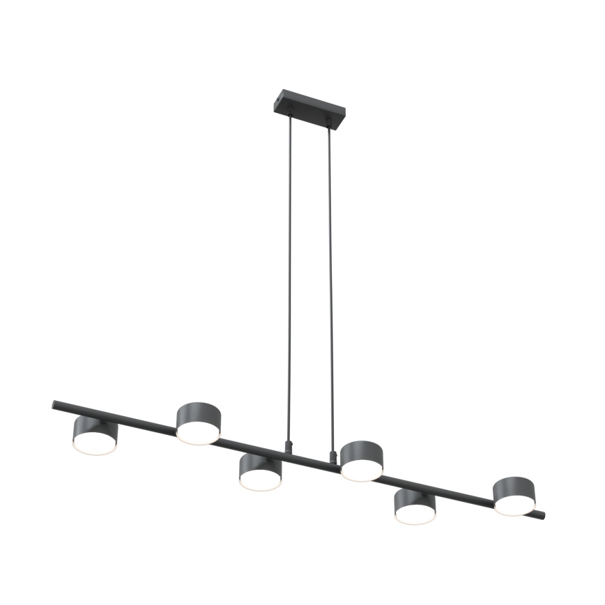 Lestenec na vrvici SORA 6xGX53/12W/230V črna