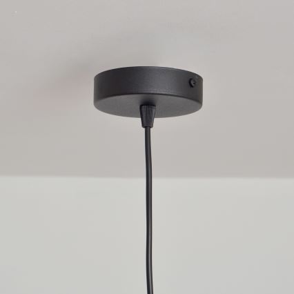 Lestenec na vrvici SORAPIS 1xE27/15W/230V črna