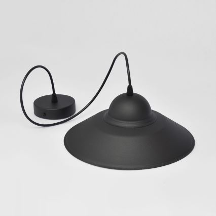 Lestenec na vrvici SORAPIS 1xE27/15W/230V črna